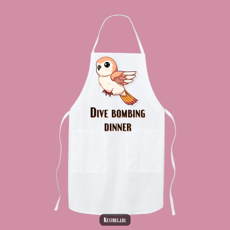 Funny Kestrel Dive Apron: Cook with Speed and Swift Action!