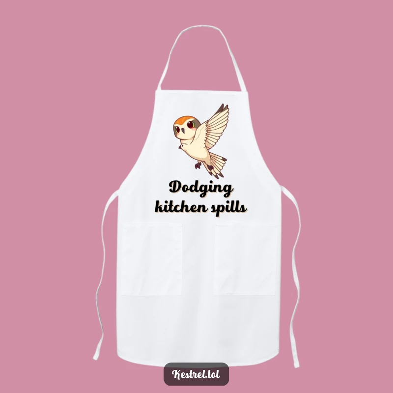 Funny Kestrel Banking Apron - Cook with Precision and Humor