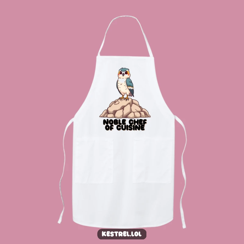 Funny Kestrel Apron: Chef's Pride for Kitchen & Bird Enthusiasts