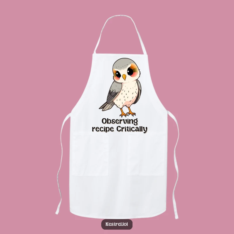 Funny Kestrel Apron: Curious Chef's Tool, Unique Kitchen Gift