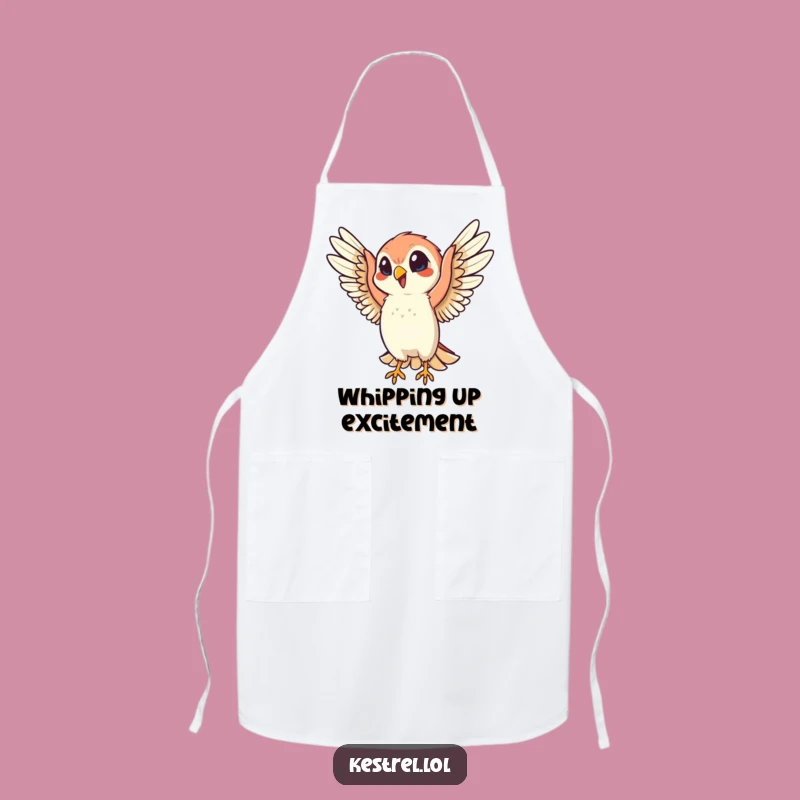 Funny Kestrel Apron: Energetic Chef's Companion, Perfect Funny Gift for Kitchen Fun
