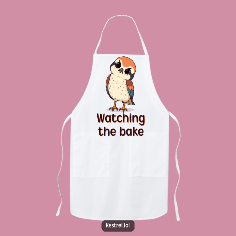Funny Kestrel Chef Apron - Cook with Observant Flair