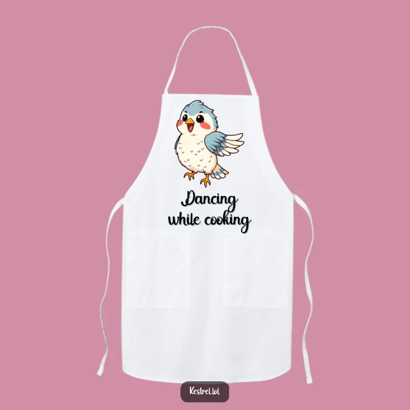 Funny Kestrel Dance Apron: Cook with Joyful Breezes!
