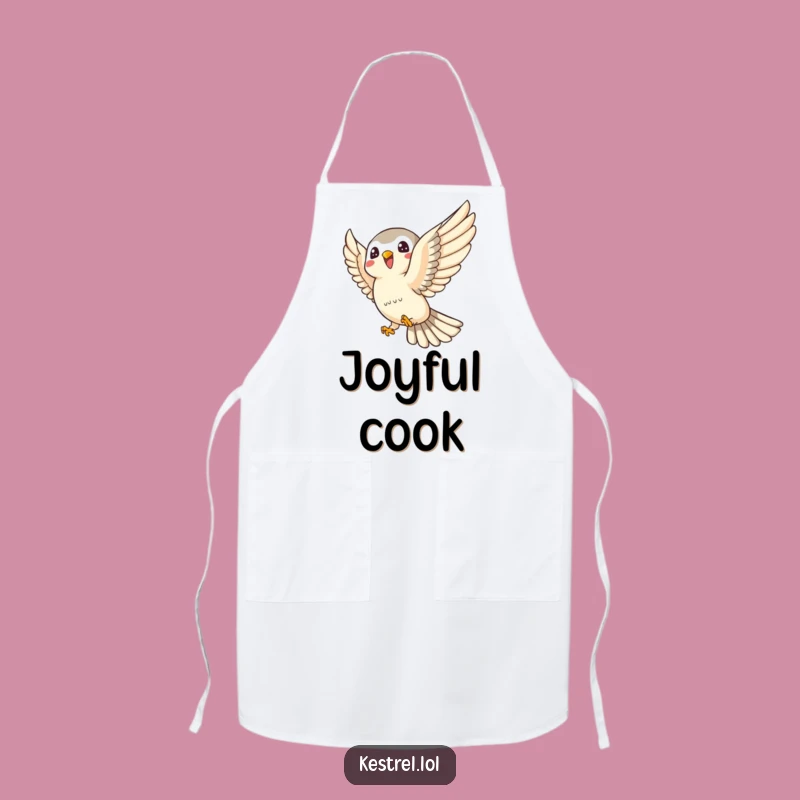 Funny Kestrel Apron: Joyful Swoop - Playful Chef Gift