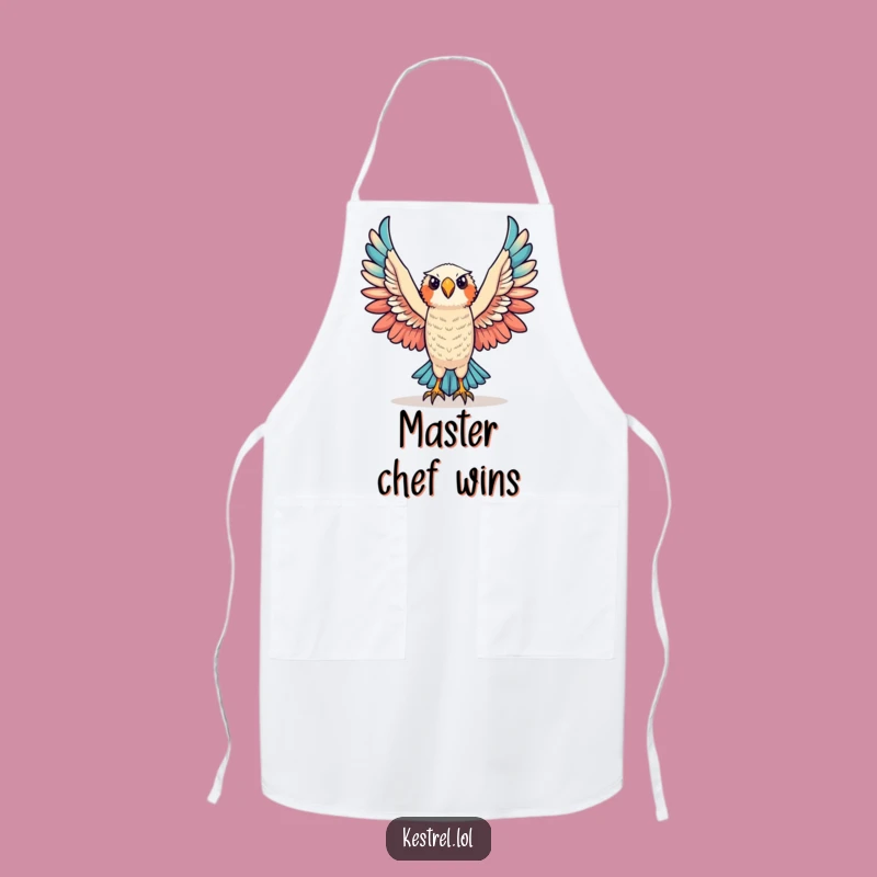 Funny Triumphant Kestrel Apron: Victory Cooking, Wings
