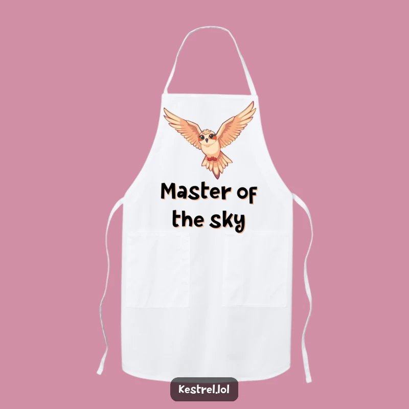 Funny Soaring Kestrel Apron: Effortless Gliding for the Kitchen