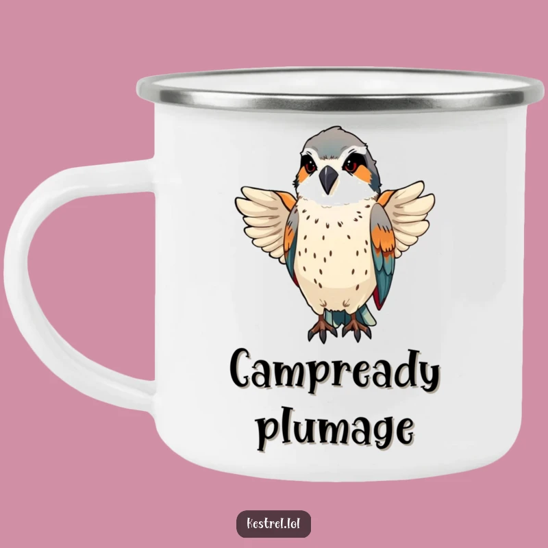 Funny Kestrel Camping Mug - Your Proud Outdoor Companion
