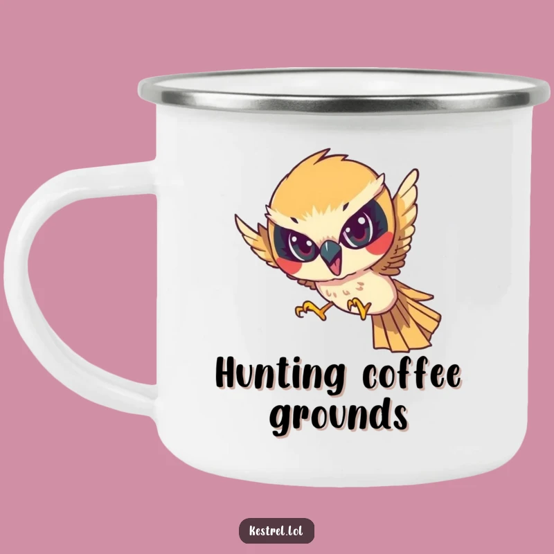 Funny Kestrel Scout Mug - Focused Intensity Dive Camping Gift
