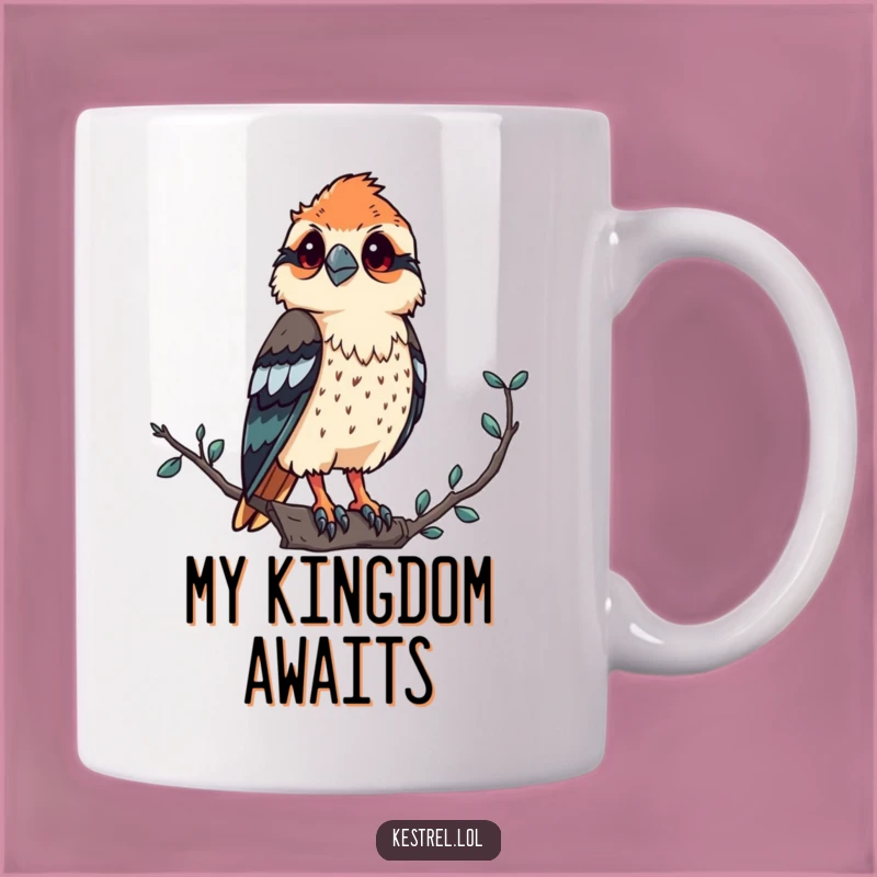 Funny Kestrel Mug: Proud Bird of Prey Gift for Bird Lovers, Observer