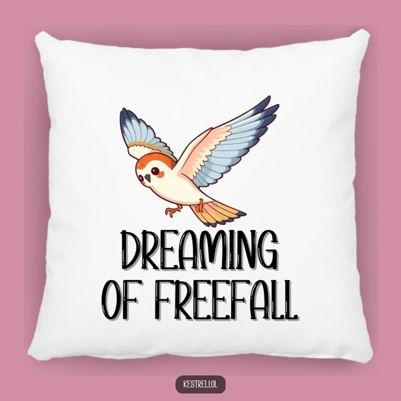 Funny Kestrel Pillow - Playful Dive, Ultimate Comfort