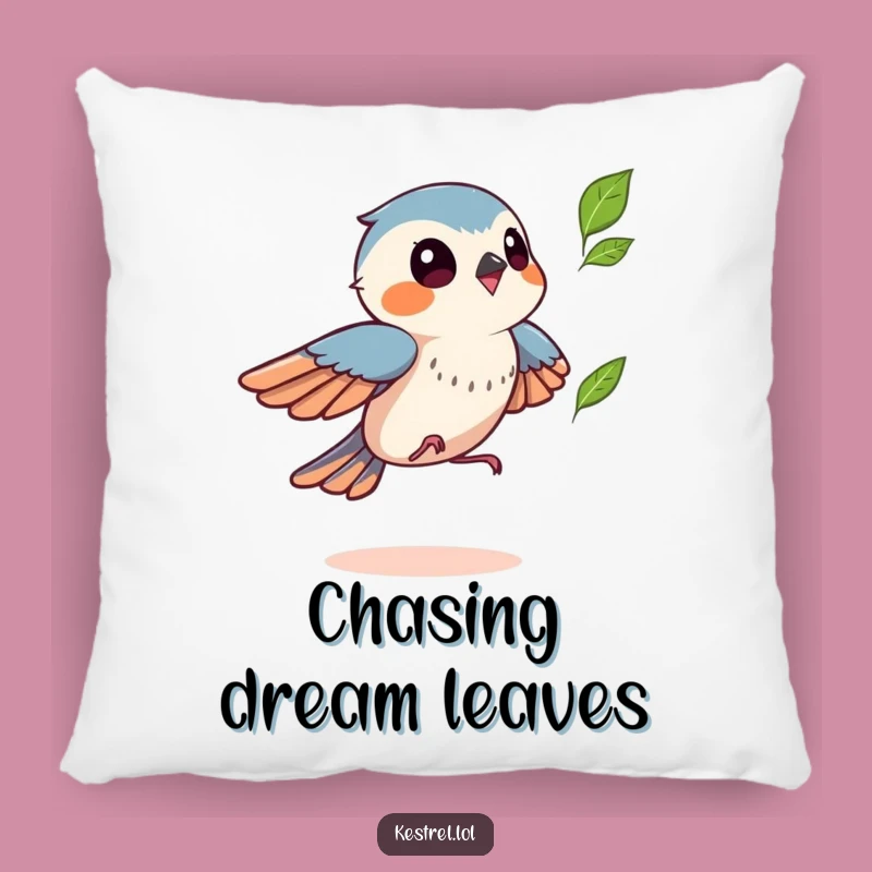Funny Kestrel Playful Pillow - Comfy Gift for Autumn Lovers