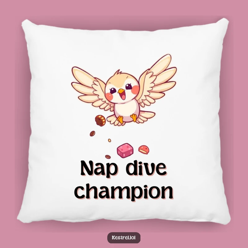 Funny Kestrel Dive Pillow - Comfy & Hilarious Home Decor Gift