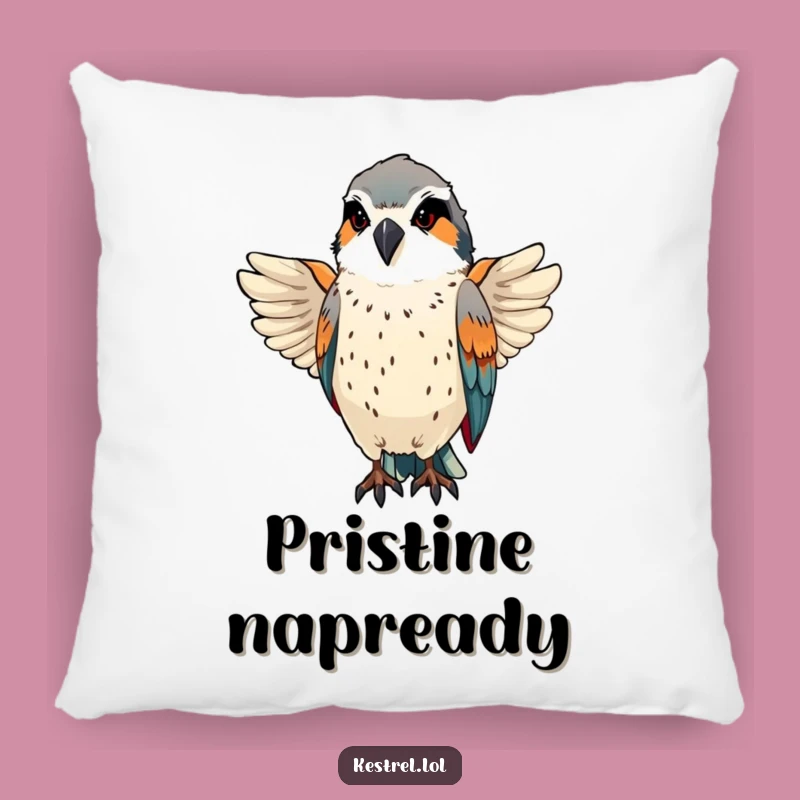 Funny Kestrel Cushion - Comfy Comfort for the Polished
