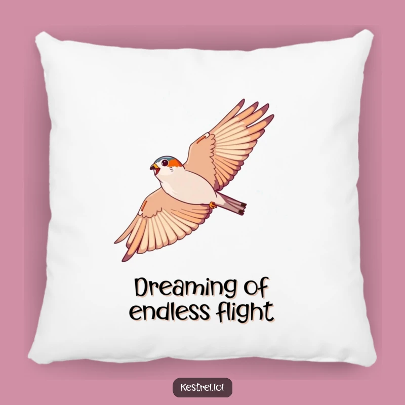 Soft Funny Kestrel Pillow: Soaring Comfort, Inspiring Gift