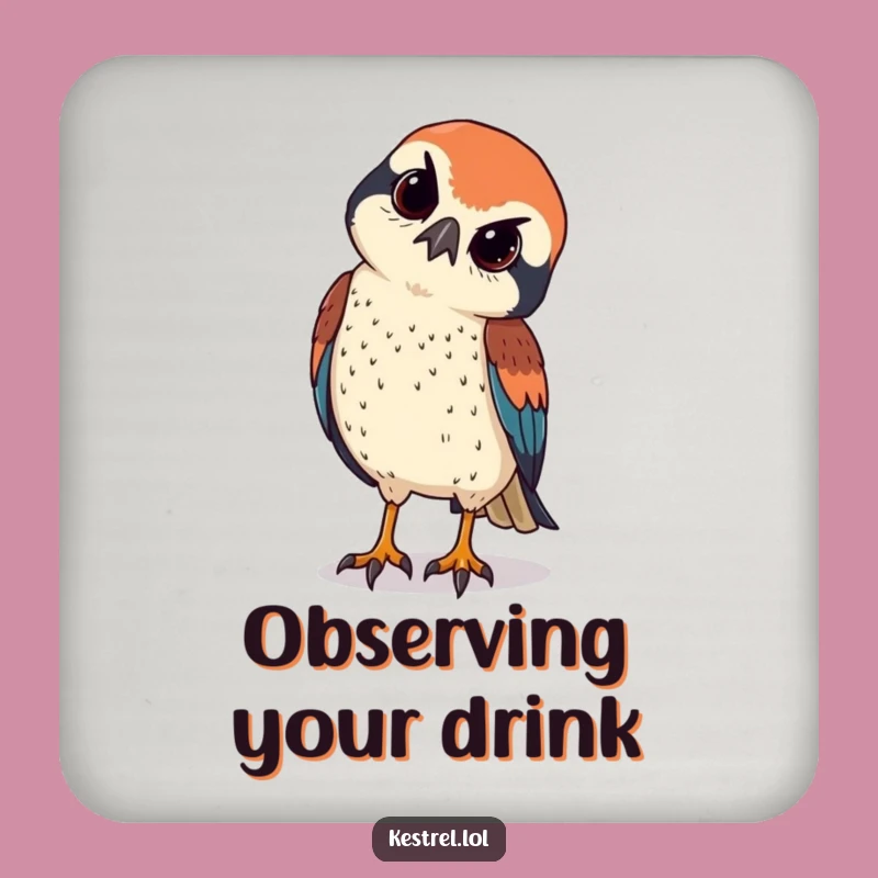 Funny Kestrel Coasters - Protect Surfaces with a Quirk