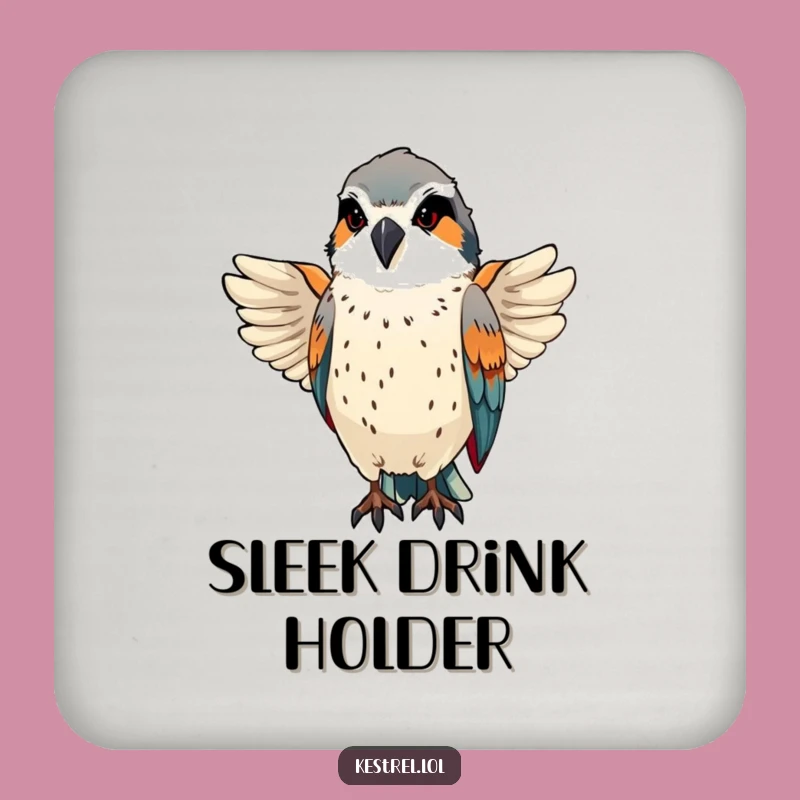 Funny Kestrel Coasters - Protect Surfaces with Style