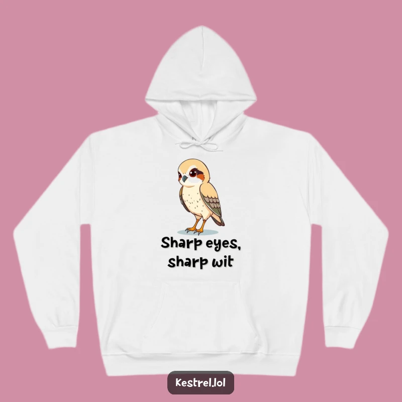 Funny Kestrel Eyes Hoodie: Cozy Comfort for the Observant!