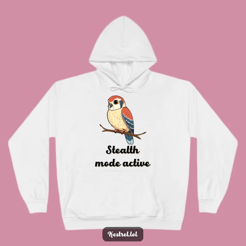Funny Kestrel Focus Hoodie: Stay Warm and Alert in Style!