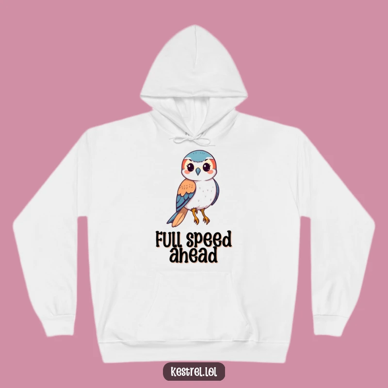 Funny Kestrel Hoodie: Swooping Bird Power, Dynamic Comfort Gift