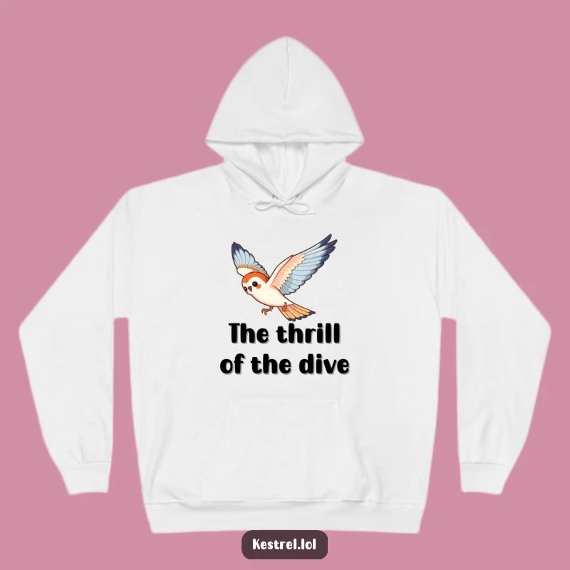 Funny Kestrel Hoodie - Cozy Playfulness in Motion