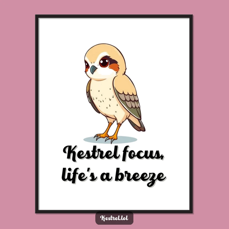 Free Printable Kestrel Scanning Wall Art - Sharp Downloadable Decor for Focused Spaces