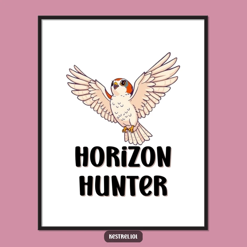 Funny Free Printable Kestrel Wall Art: Majestic Humorous Downloadable Decor