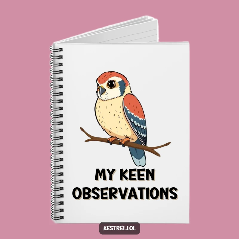 Funny Kestrel Focus Notebook: Jot Down Your Sharpest Ideas!