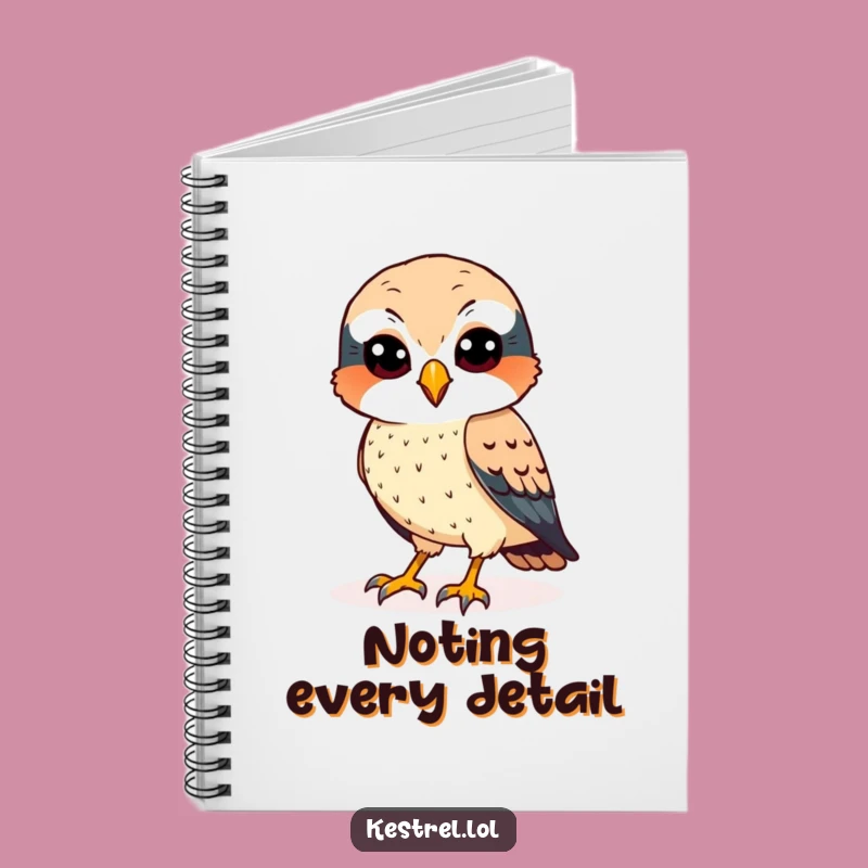 Funny Kestrel Notebook - Jot Down Sharp Observations