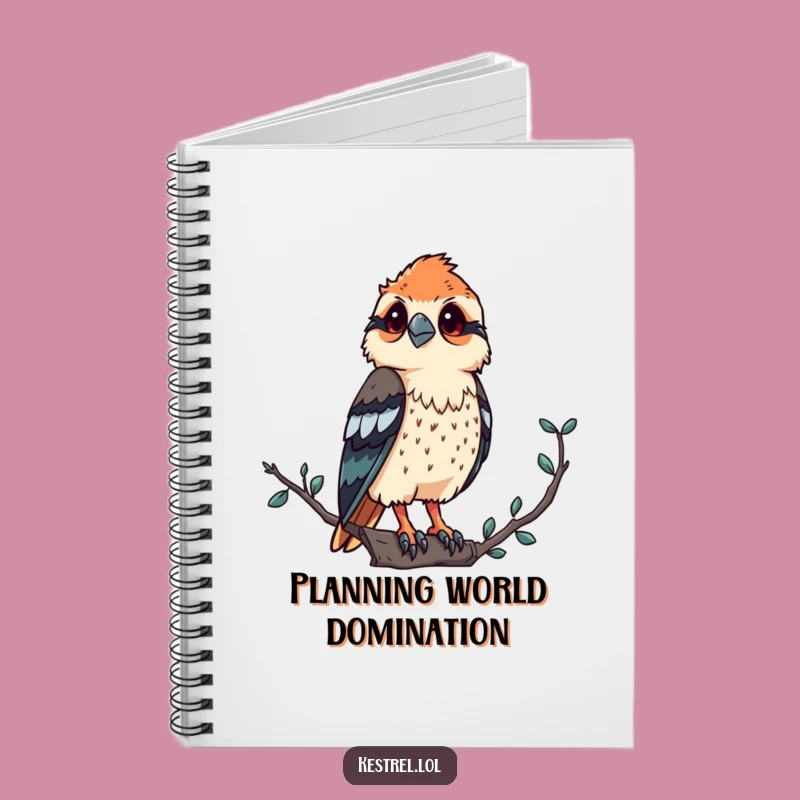 Funny Kestrel Notebook: Proud Observer's Journal, Humorous Gift for Writers