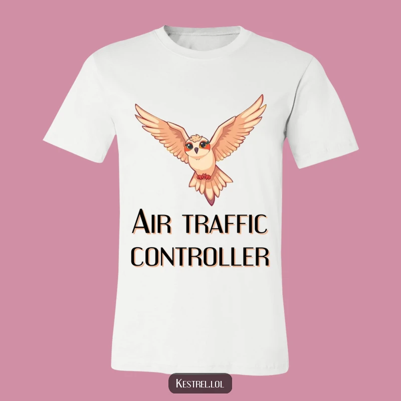 Funny Soaring Kestrel T-Shirt: Effortless Gliding Humor for Bird Enthusiasts