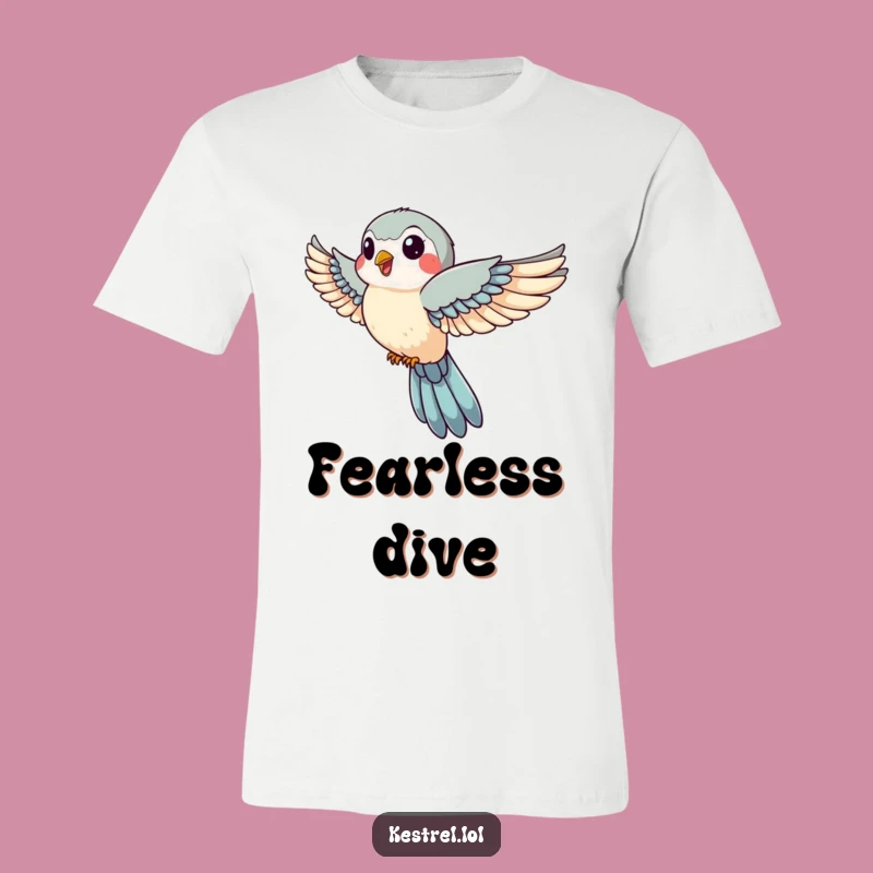 Funny Kestrel T-Shirt: Show Your Swift Spirit with a Jovial Falcon, Great Gift