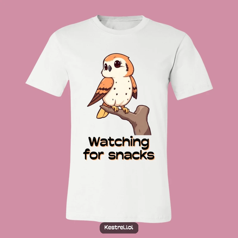 Funny Kestrel T-Shirt: Keen Observer Tee, Humorous Bird Enthusiast Gift