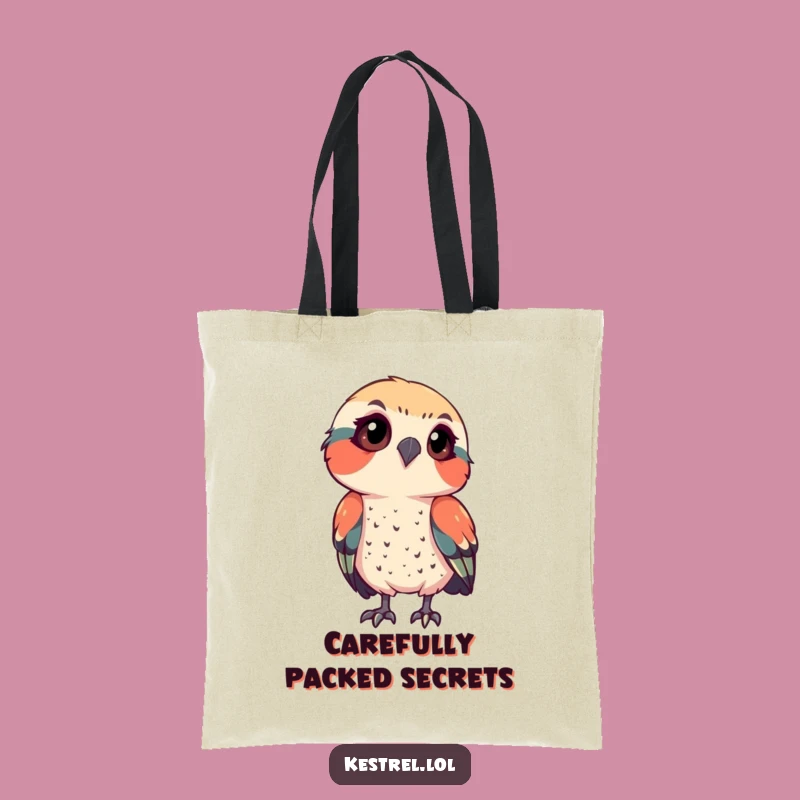Funny Kestrel Observation Tote Bag - Carry Your Curiosity in Style Gift