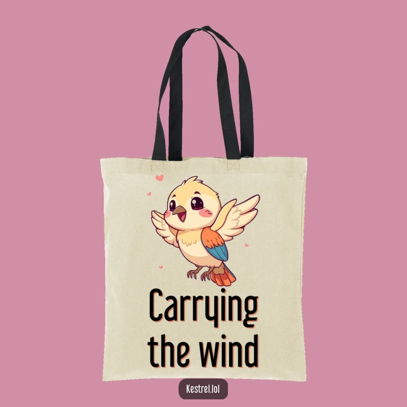Funny Gleeful Kestrel Tote Bag - Carry Your Fun Breeze Everywhere!
