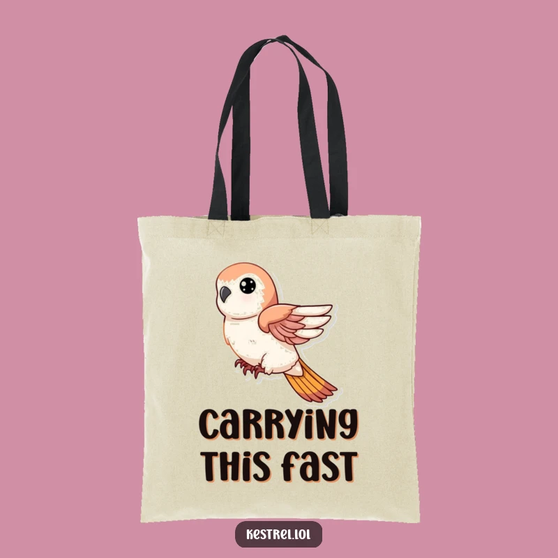 Funny Kestrel Dive Tote Bag: Carry Your Speed with Style!