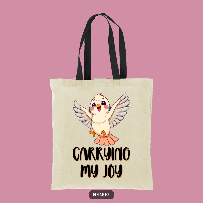 Funny Kestrel Tote Bag: Carry Your Joy & Flight Essentials