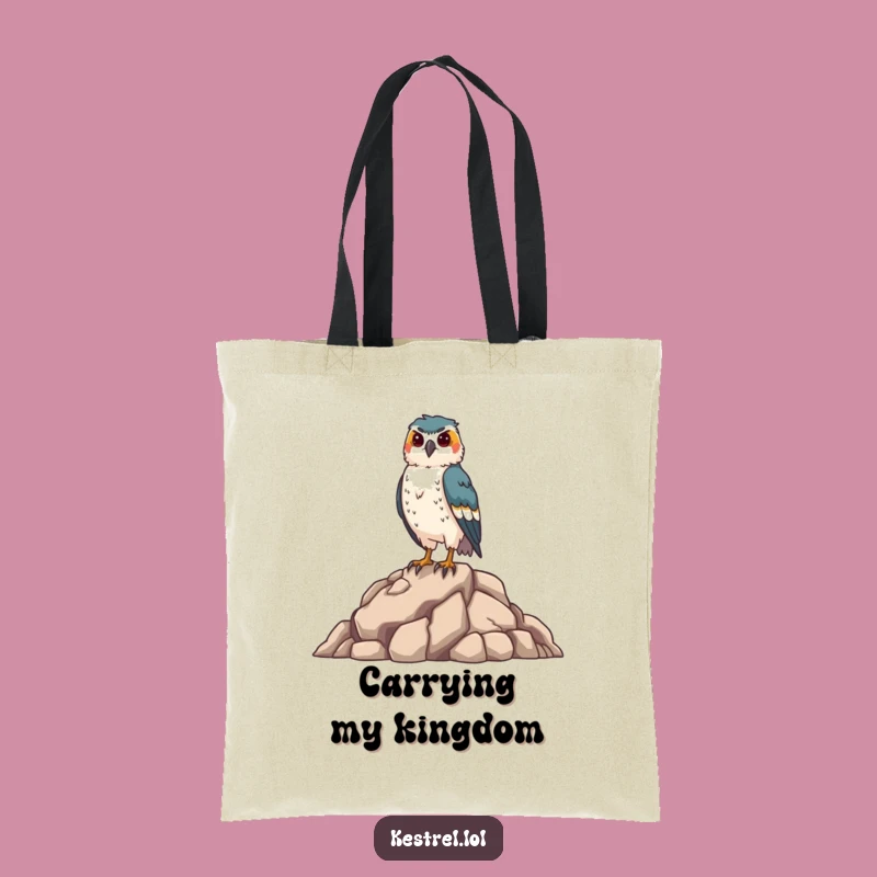 Funny Kestrel Tote Bag: Carry Your Pride & Bird Gear in Style